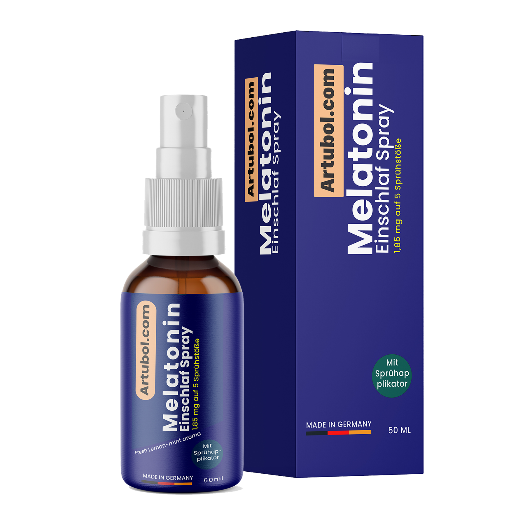 Melatonin Einschlaf Spray- 1,85 mg auf 5 Sprühstöße